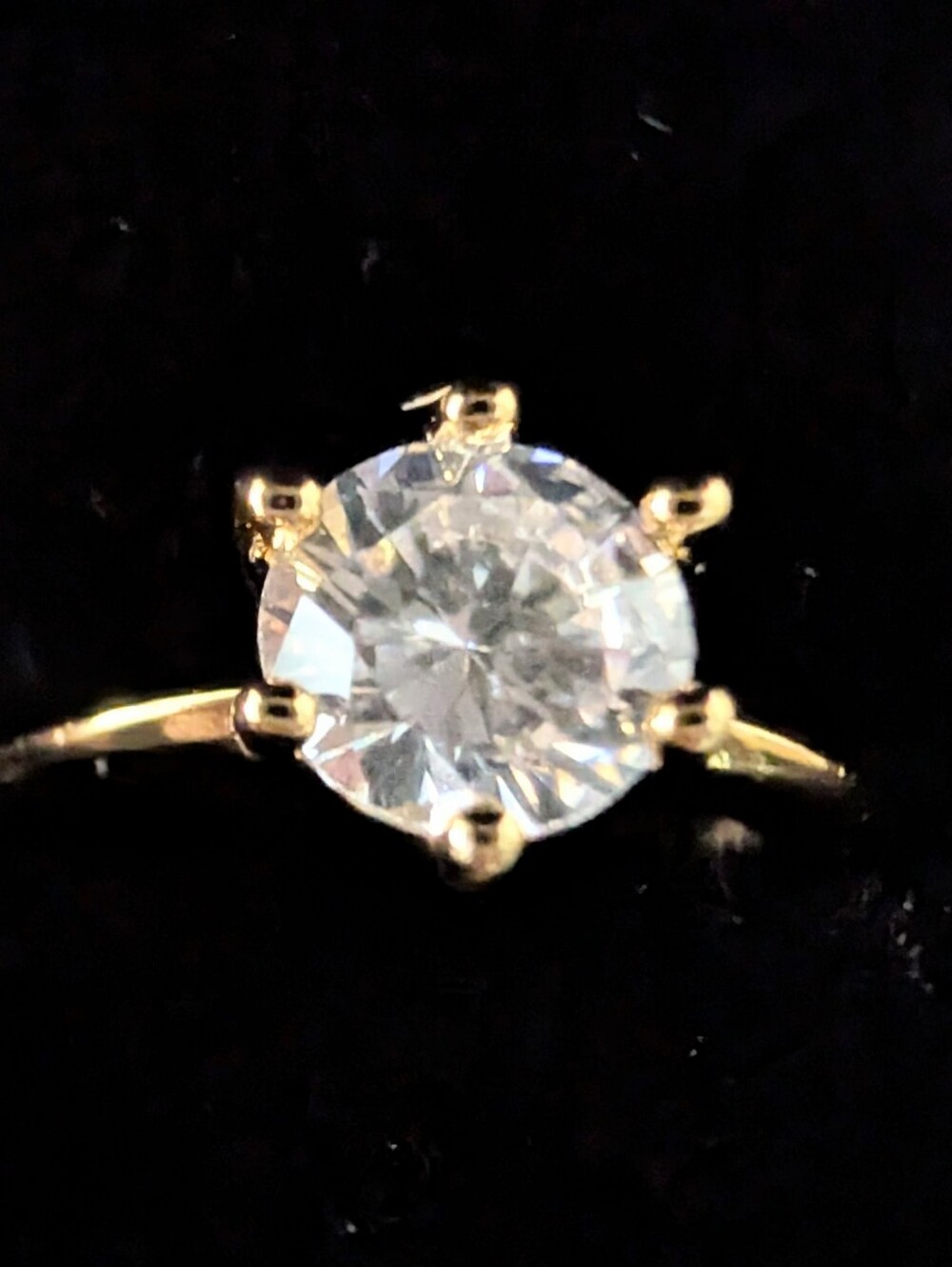 3 carat round brilliant cut Moissanite solitaire engagement ring ๐โ๏ธ๐ - Picture 2 of 12